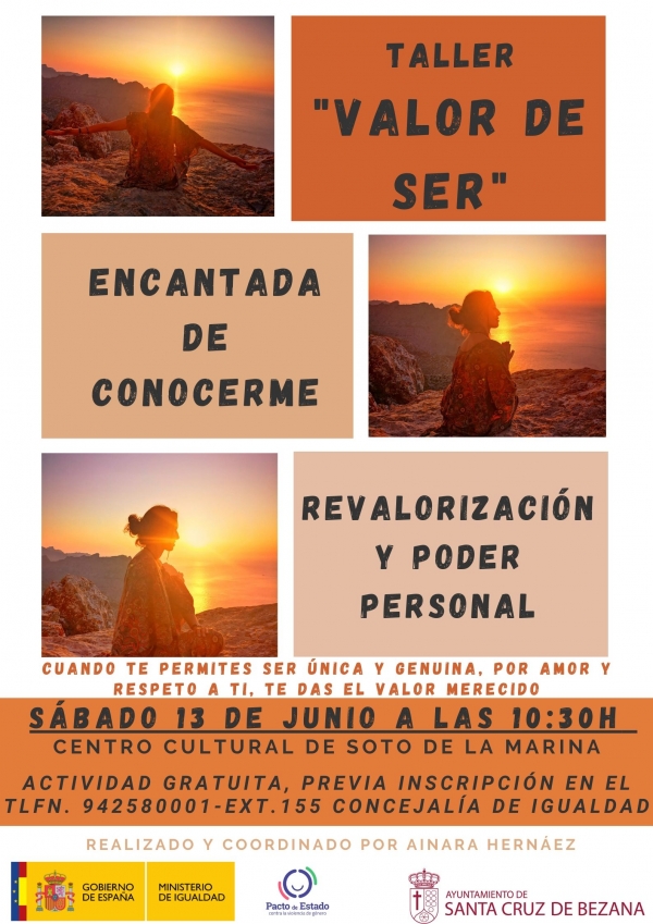 Taller &quot;Valor de Ser&quot;, sobre el empoderamiento y refuerzo personal