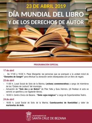 23 de abril Día Mundial del Libro y de los Derechos de Autor