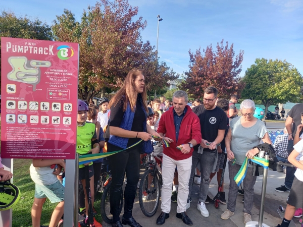 Inaugurada la pista Pump Track, de Bezana