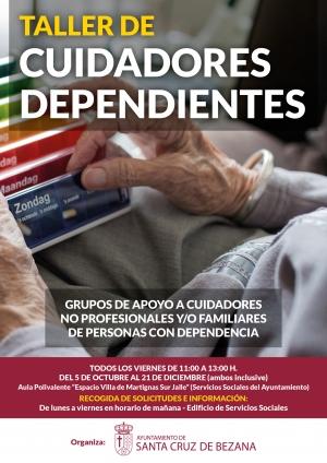 GRUPOS DE APOYO A CUIDADORES NO PROFESIONALES Y/O FAMILIARES DE PERSONAS CON DEPENDENCIA.