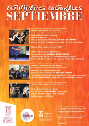 Actividades Culturales Septiembre