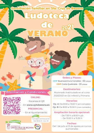 Santa Cruz de Bezana oferta 80 plazas para su ludoteca de verano