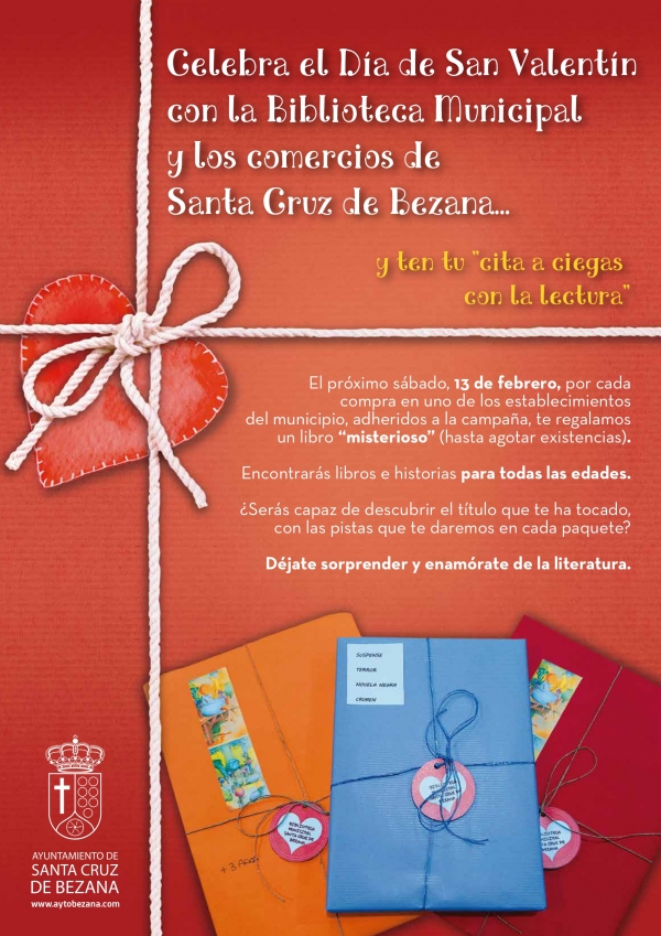 “Cita a Ciegas con la Lectura”, nueva campaña de dinamización del comercio y apoyo a la lectura