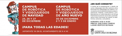 Campus de Robótica durante las vacaciones de Navidad